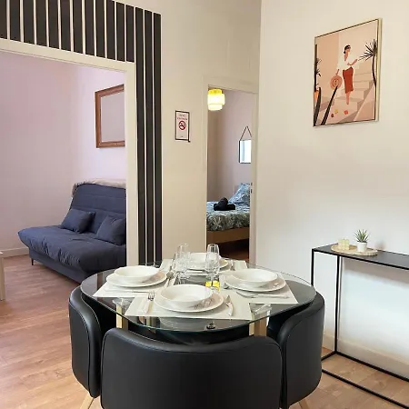 Apartment Proche Gare- Le Cocon -4 Pers- Separee *